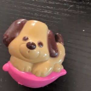 Avon Vintage Fragrance Glace Pin in Tan